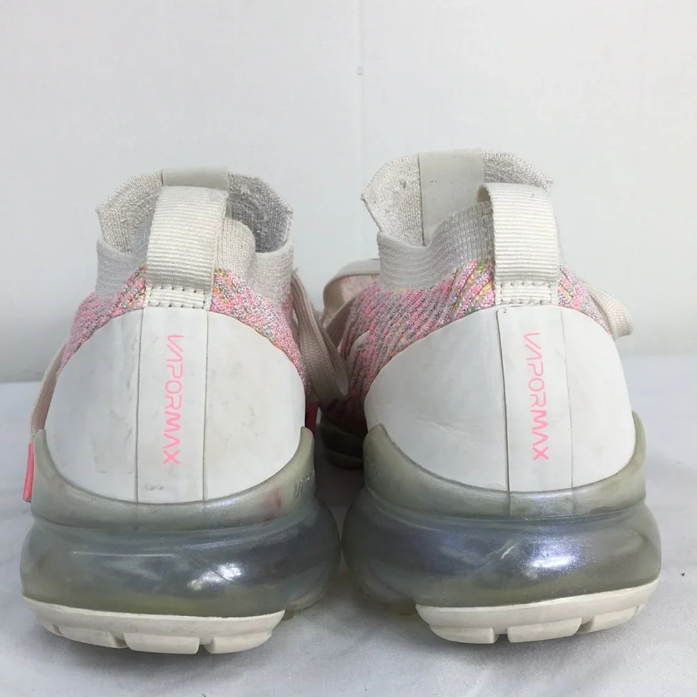 Nike Women's Vapor Max Fly Knit Pastel Pink Running Shoes Size 9 DecentCondition - Picture 8 of 10